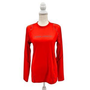 Under Armour Cold Gear Top Pullover Authentic Orange Size M
